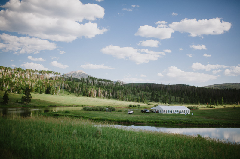 wedding tent at Midnight Ranch