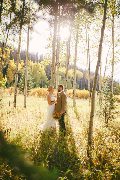 fall wedding in Steamboat Springs