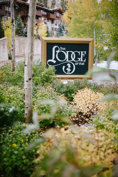 Lodge at Vail sign