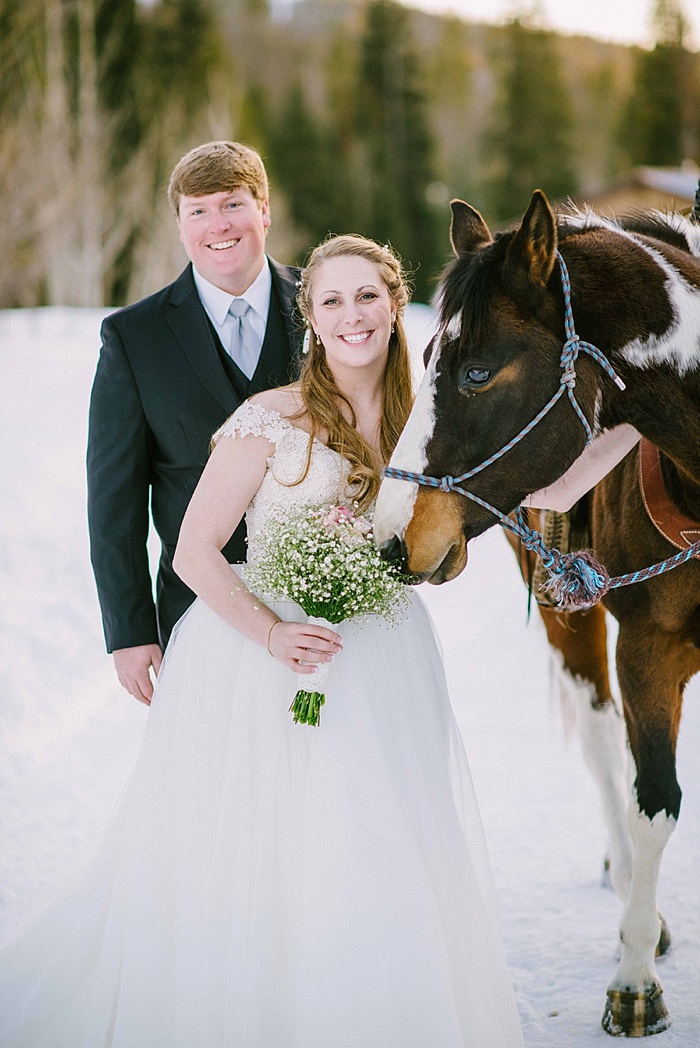 wedding with horses